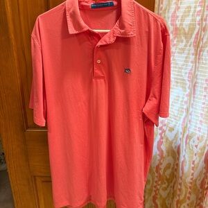 Men's Coral Polo Shirt